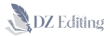 DZ Editing Logo for professional editing and writing support in Melbourne